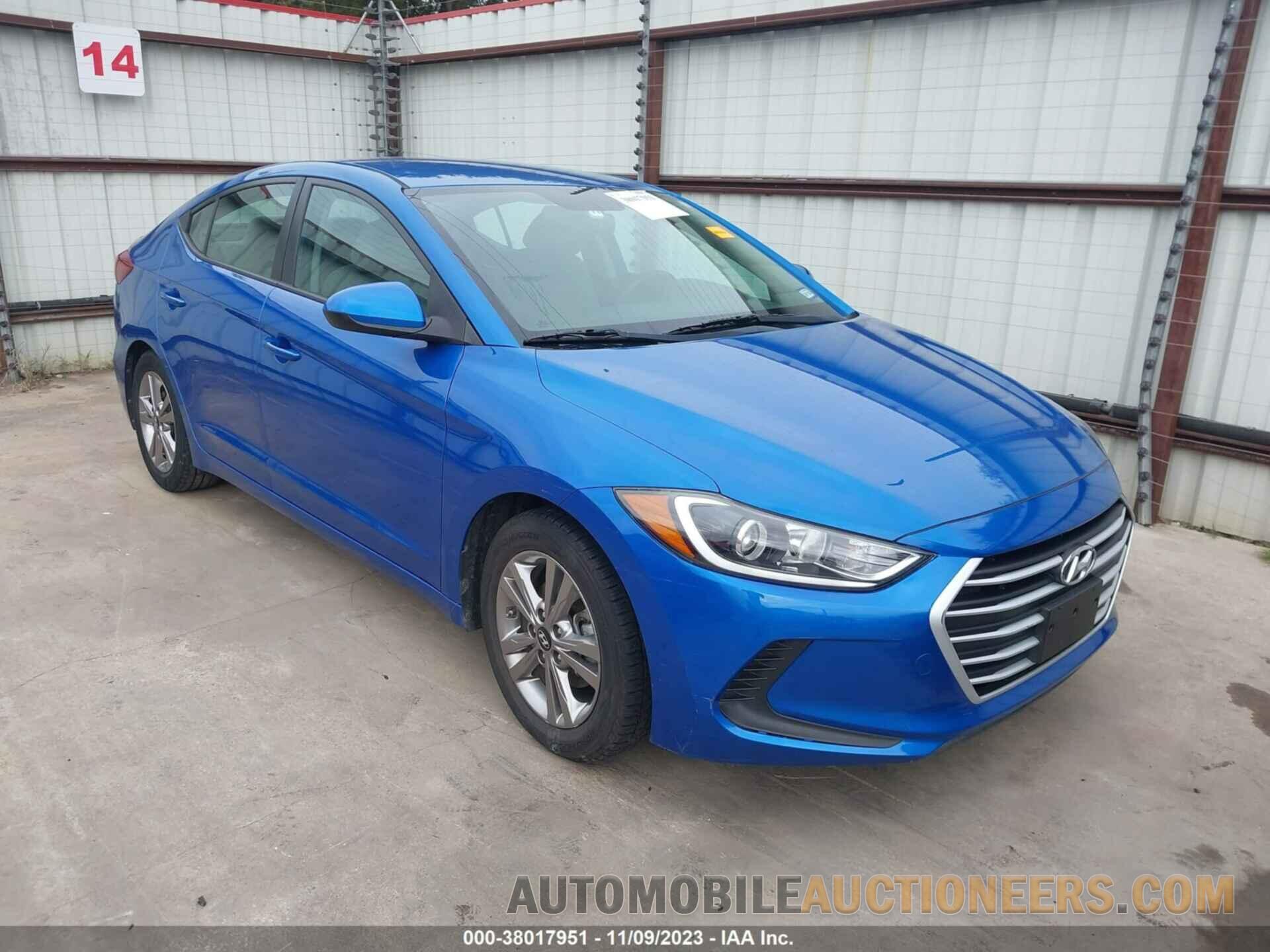 KMHD84LF9JU701806 HYUNDAI ELANTRA 2018