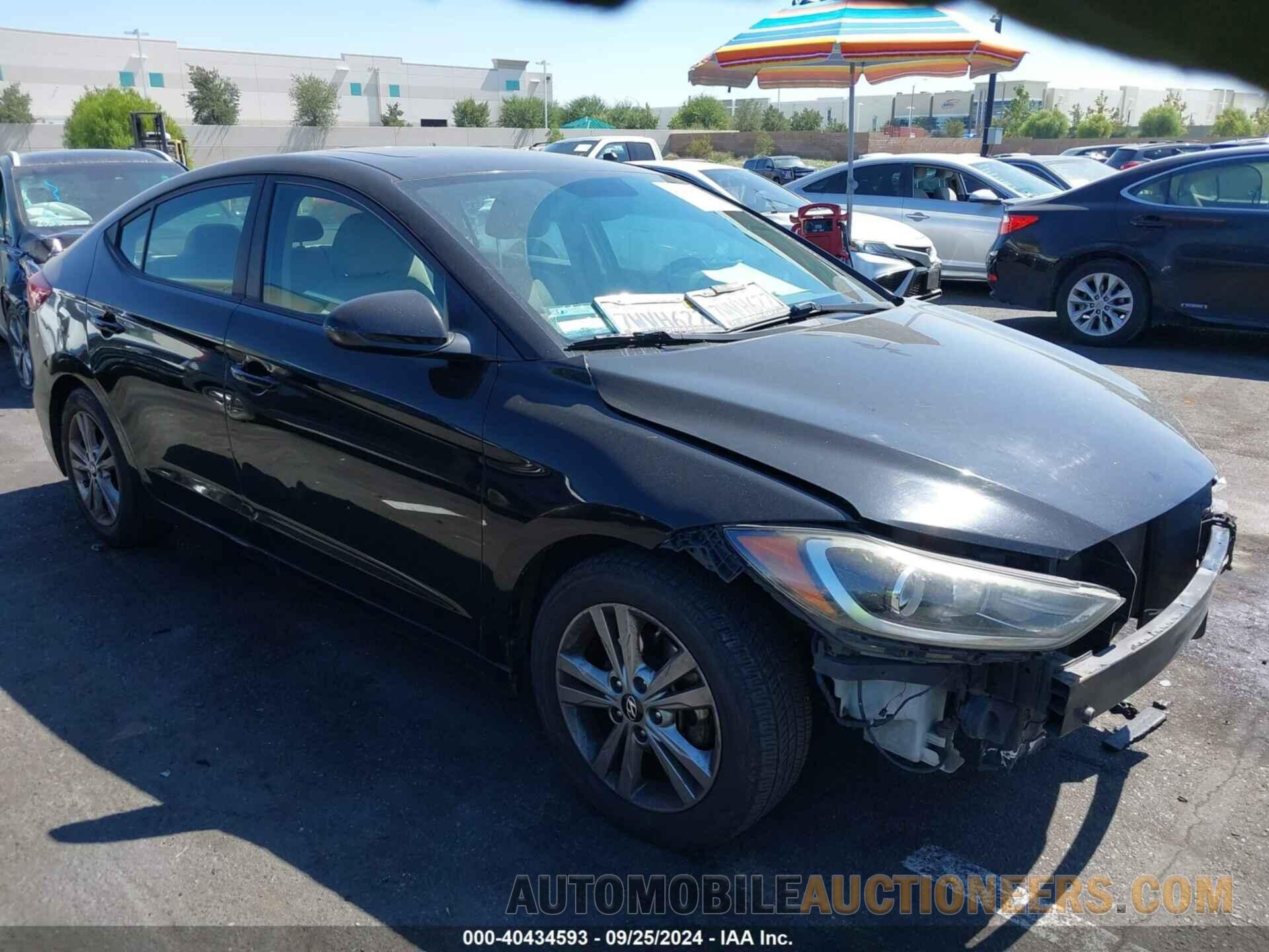 KMHD84LFXHU271357 HYUNDAI ELANTRA 2017