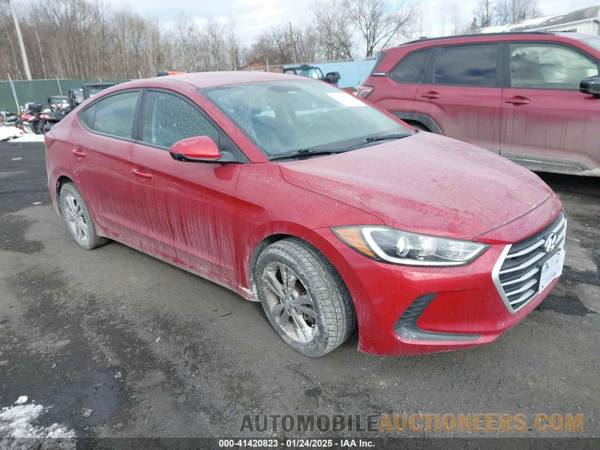 KMHD84LFXHU431480 HYUNDAI ELANTRA 2017