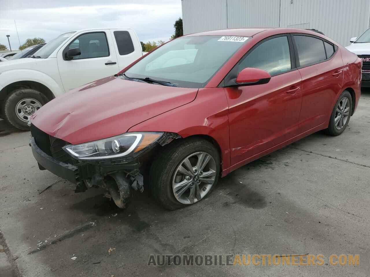 KMHD84LFXJU474819 HYUNDAI ELANTRA 2018