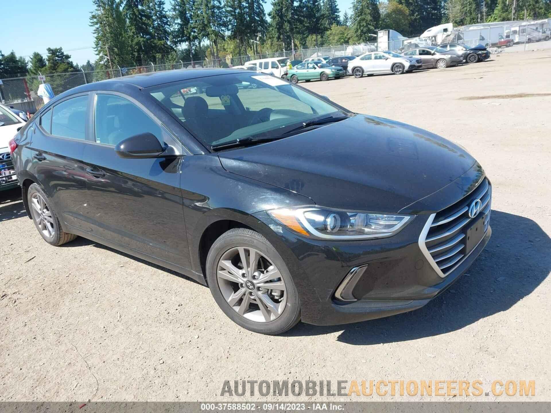 KMHD84LFXJU489420 HYUNDAI ELANTRA 2018