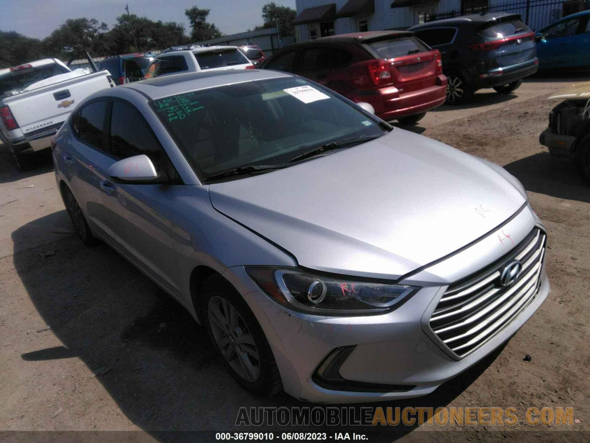 KMHD84LFXJU493130 HYUNDAI ELANTRA 2018