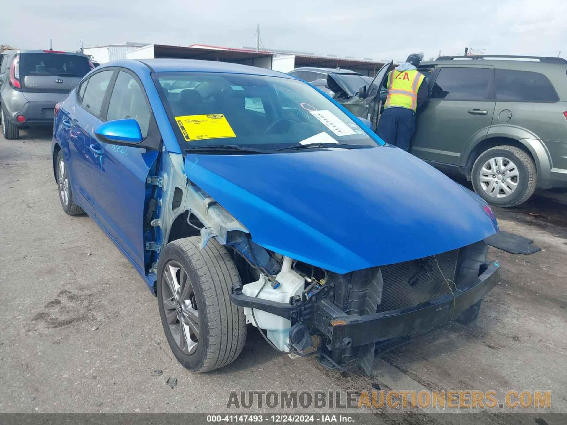 KMHD84LFXJU557800 HYUNDAI ELANTRA 2018