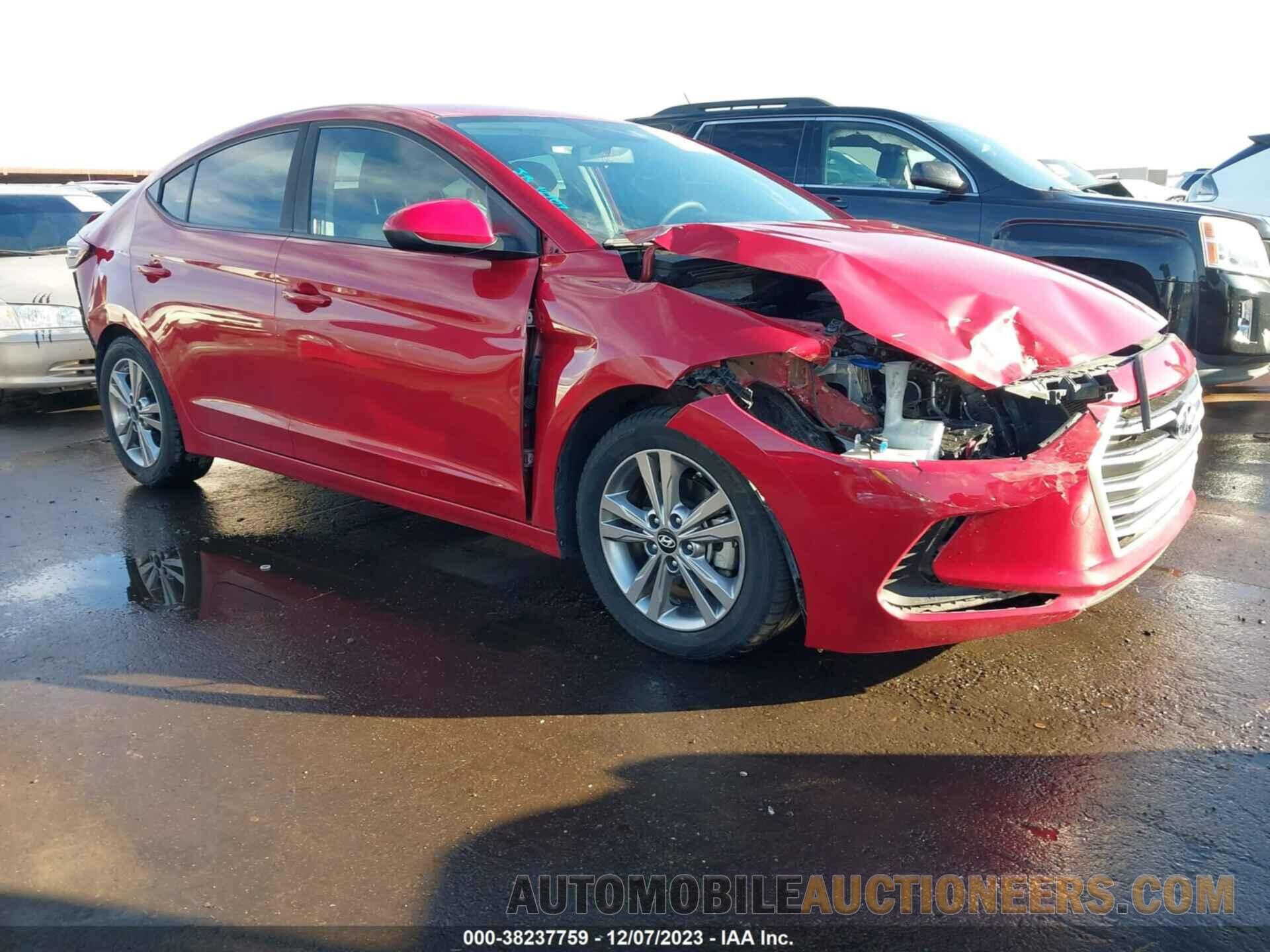 KMHD84LFXJU697863 HYUNDAI ELANTRA 2018