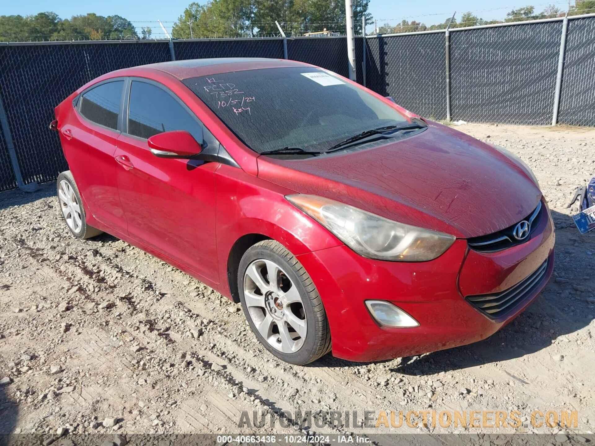 KMHDH4AE0CU224275 HYUNDAI ELANTRA 2012