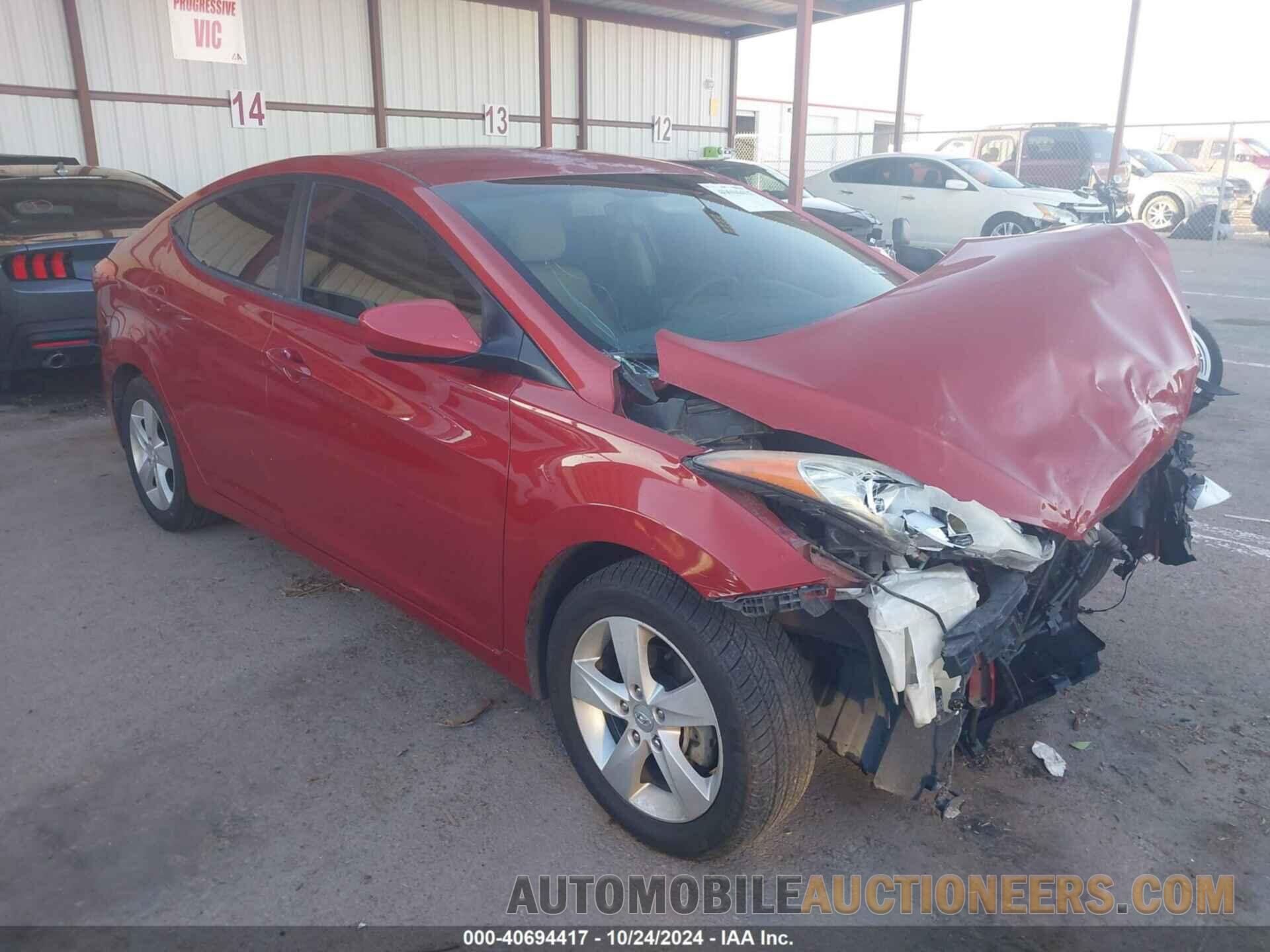 KMHDH4AE0DU493054 HYUNDAI ELANTRA 2013