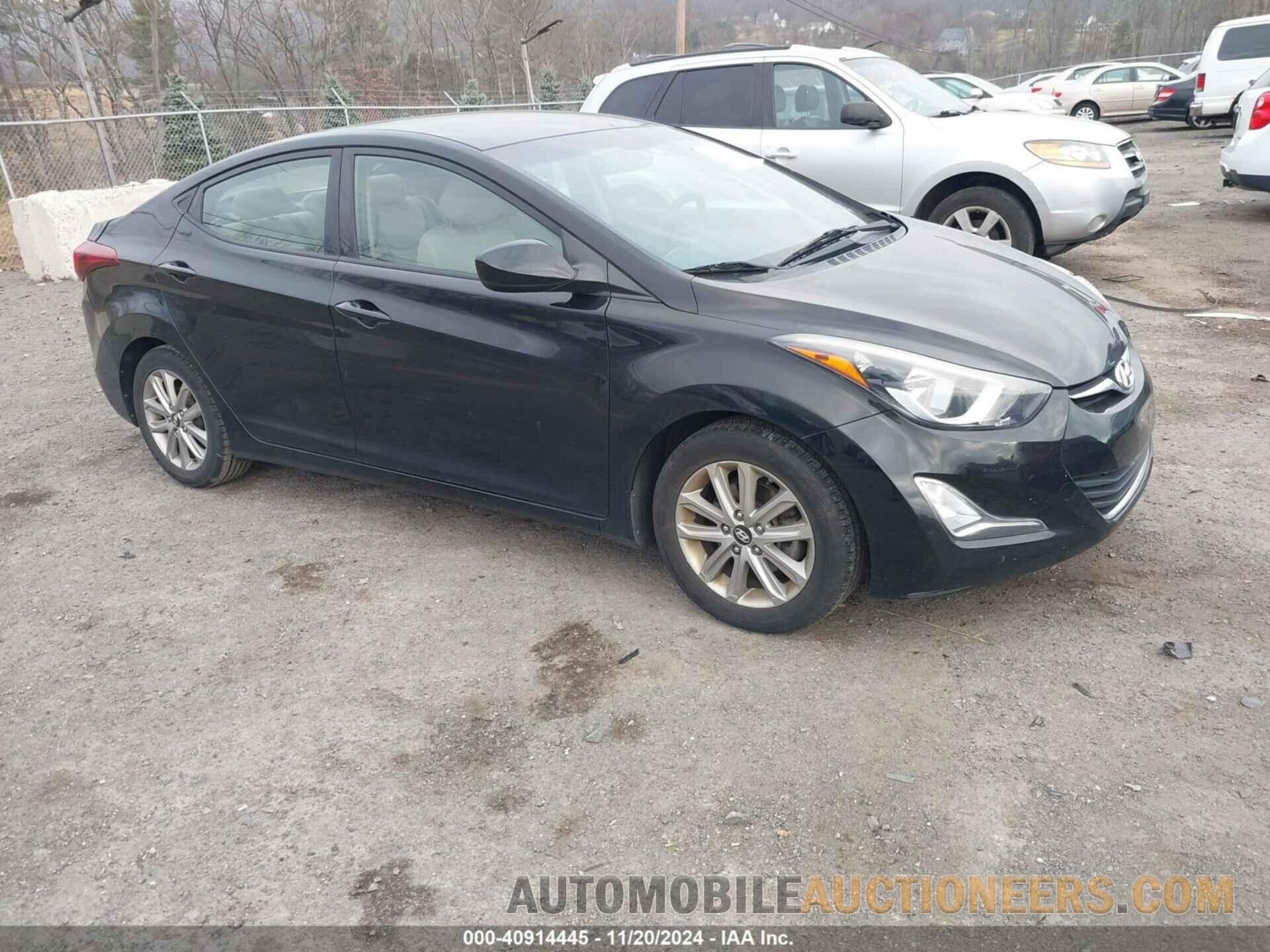 KMHDH4AE0EU074560 HYUNDAI ELANTRA 2014