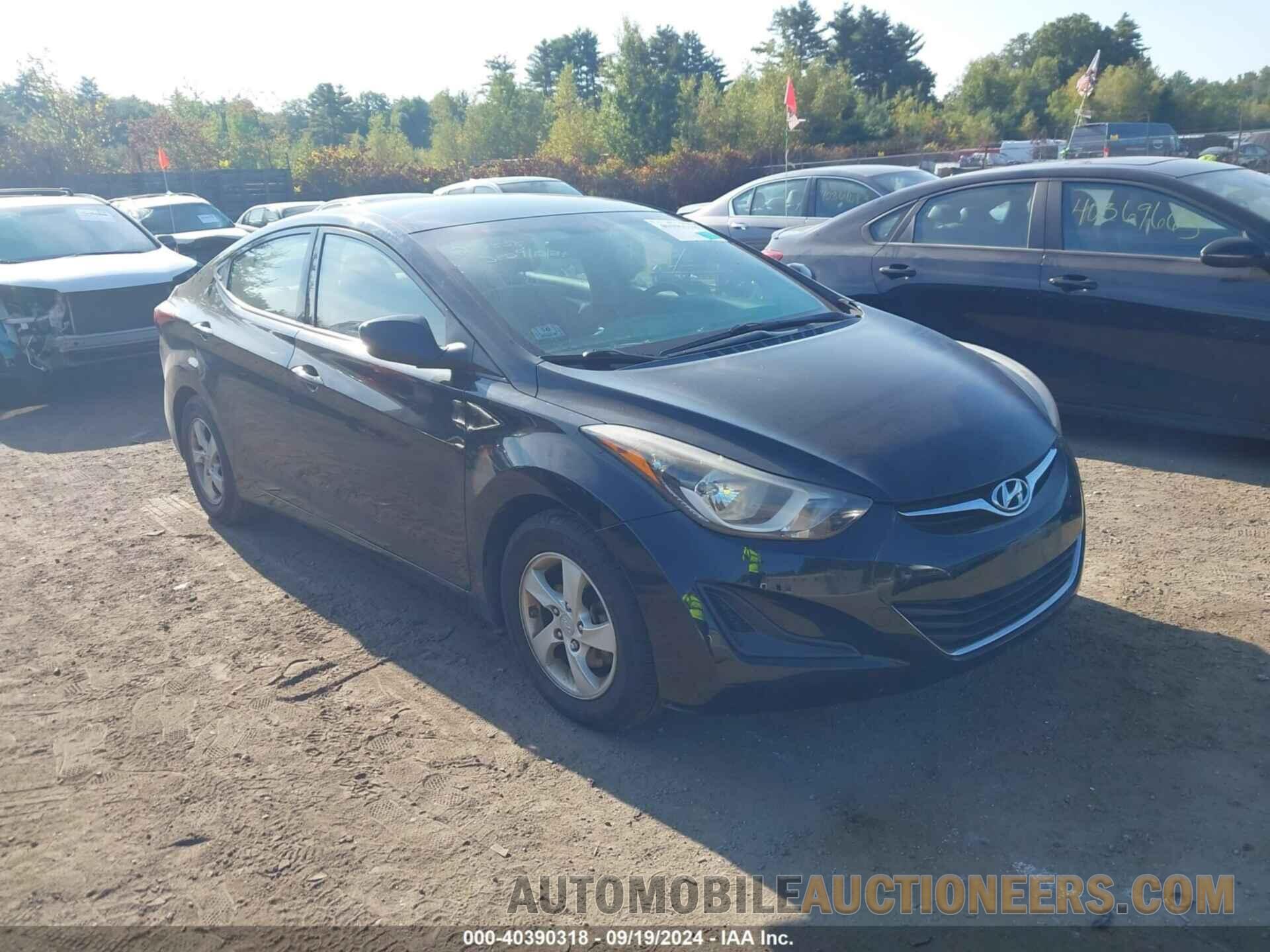 KMHDH4AE0EU080004 HYUNDAI ELANTRA 2014