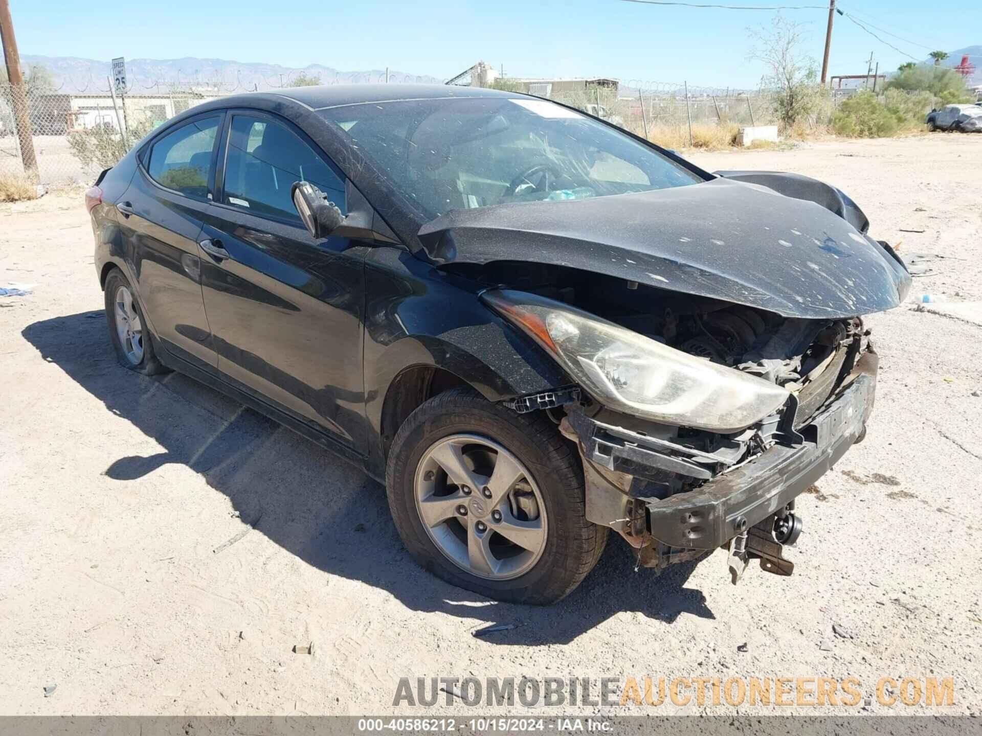 KMHDH4AE0EU142551 HYUNDAI ELANTRA 2014