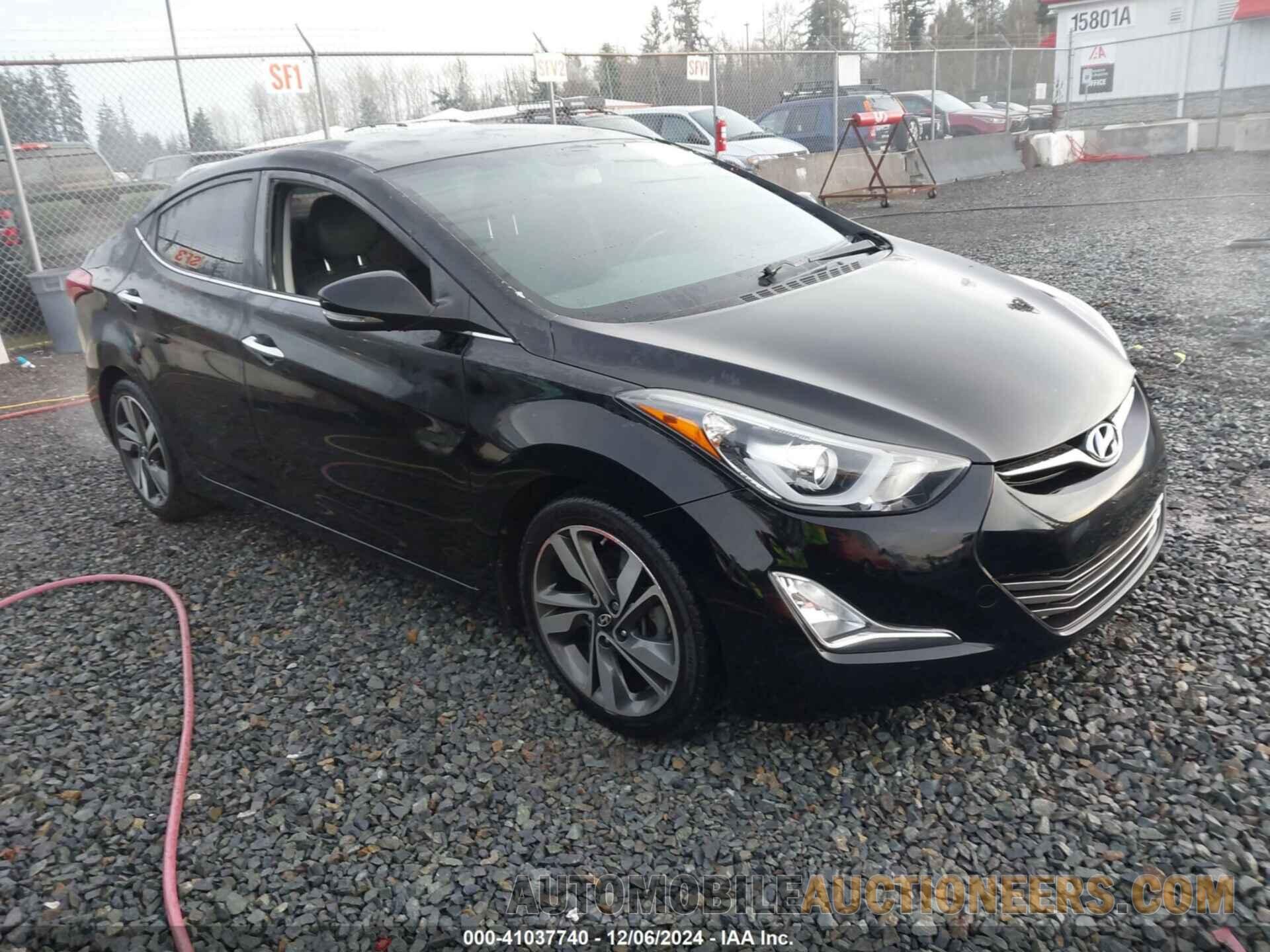 KMHDH4AE0EU166476 HYUNDAI ELANTRA 2014