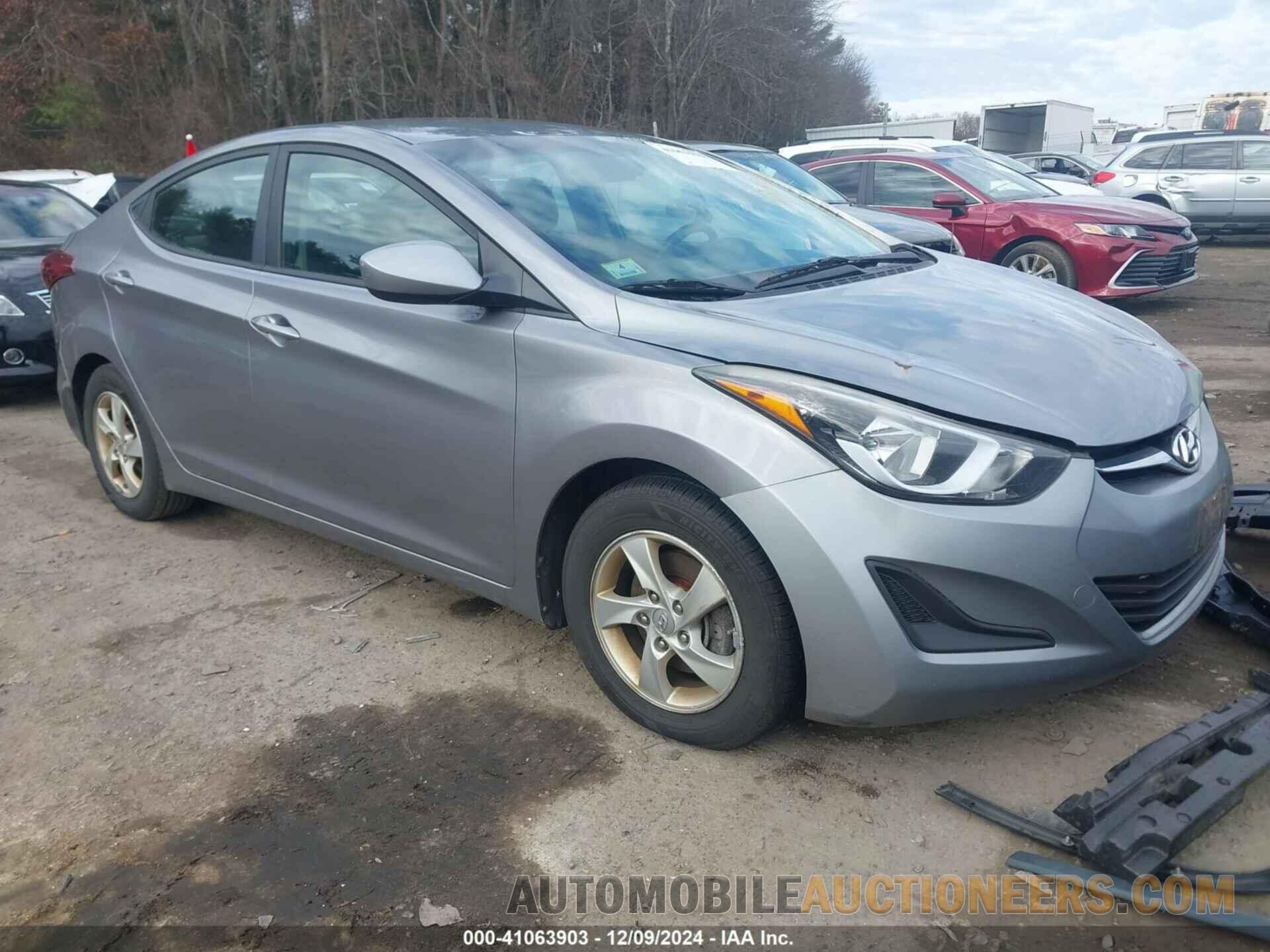 KMHDH4AE0EU179311 HYUNDAI ELANTRA 2014