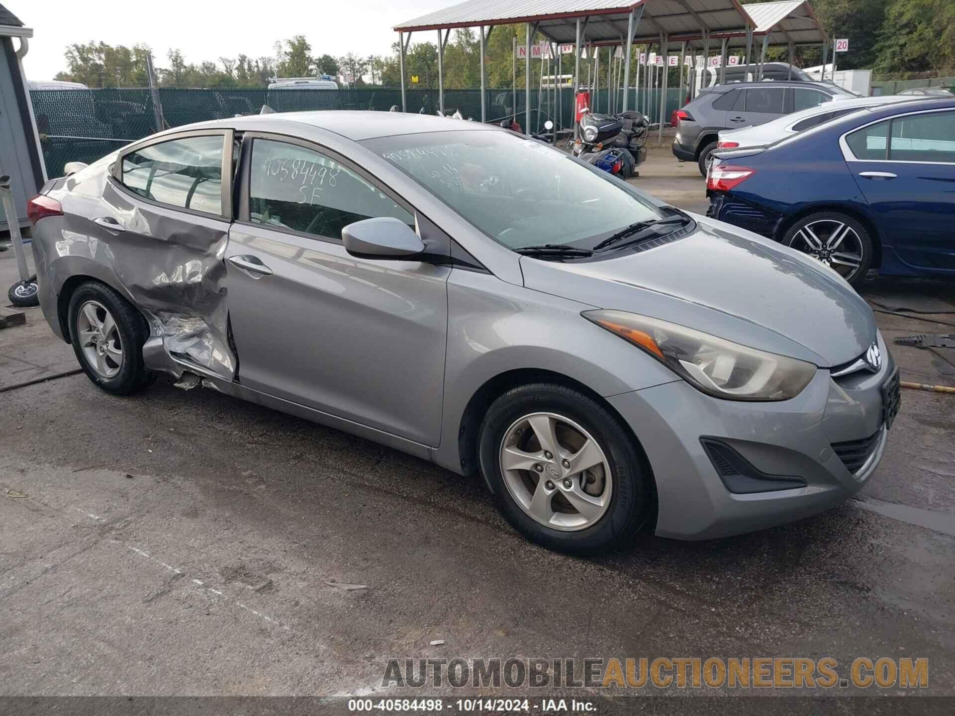 KMHDH4AE0FU248922 HYUNDAI ELANTRA 2015