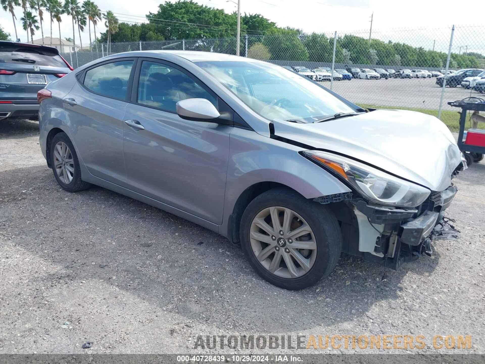 KMHDH4AE0FU278308 HYUNDAI ELANTRA 2015