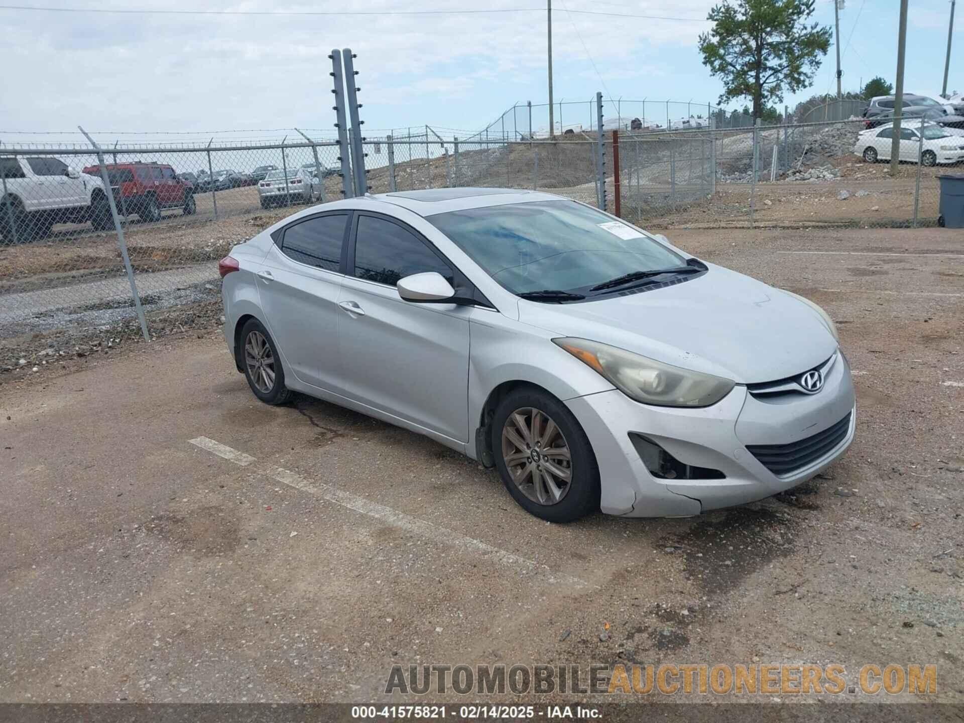 KMHDH4AE0FU323232 HYUNDAI ELANTRA 2015