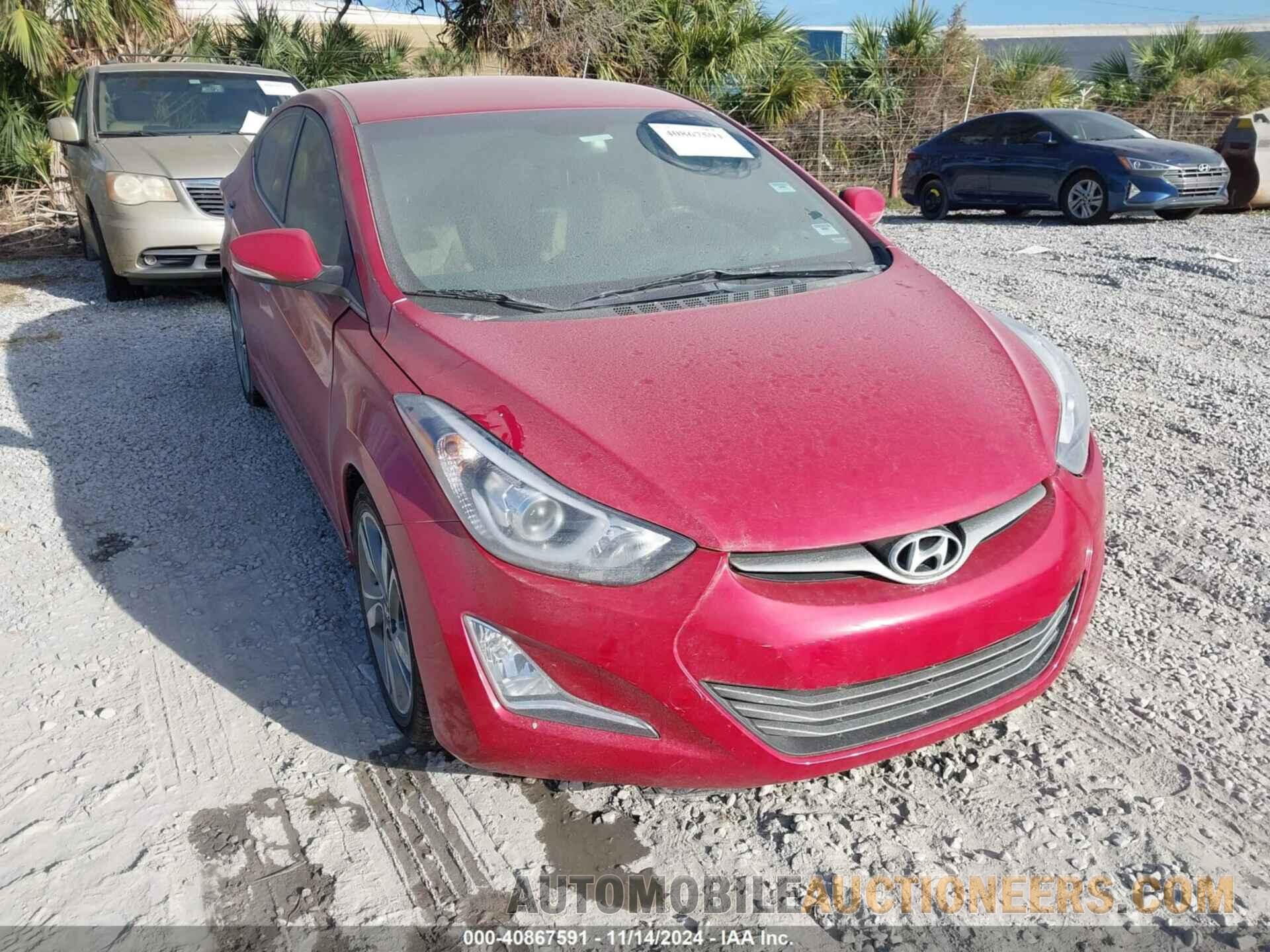 KMHDH4AE0FU425145 HYUNDAI ELANTRA 2015