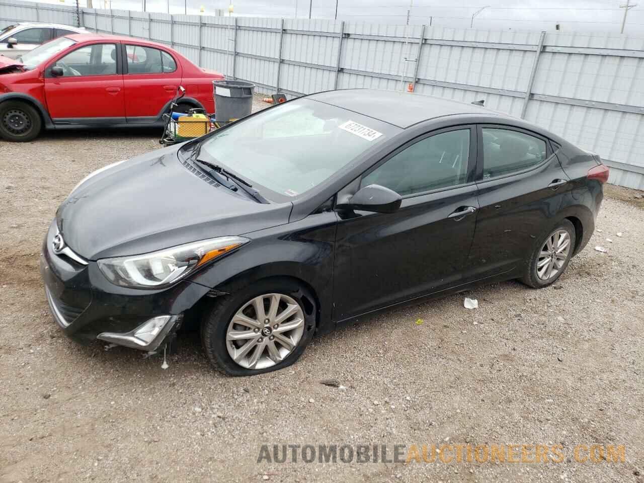 KMHDH4AE0GU604531 HYUNDAI ELANTRA 2016