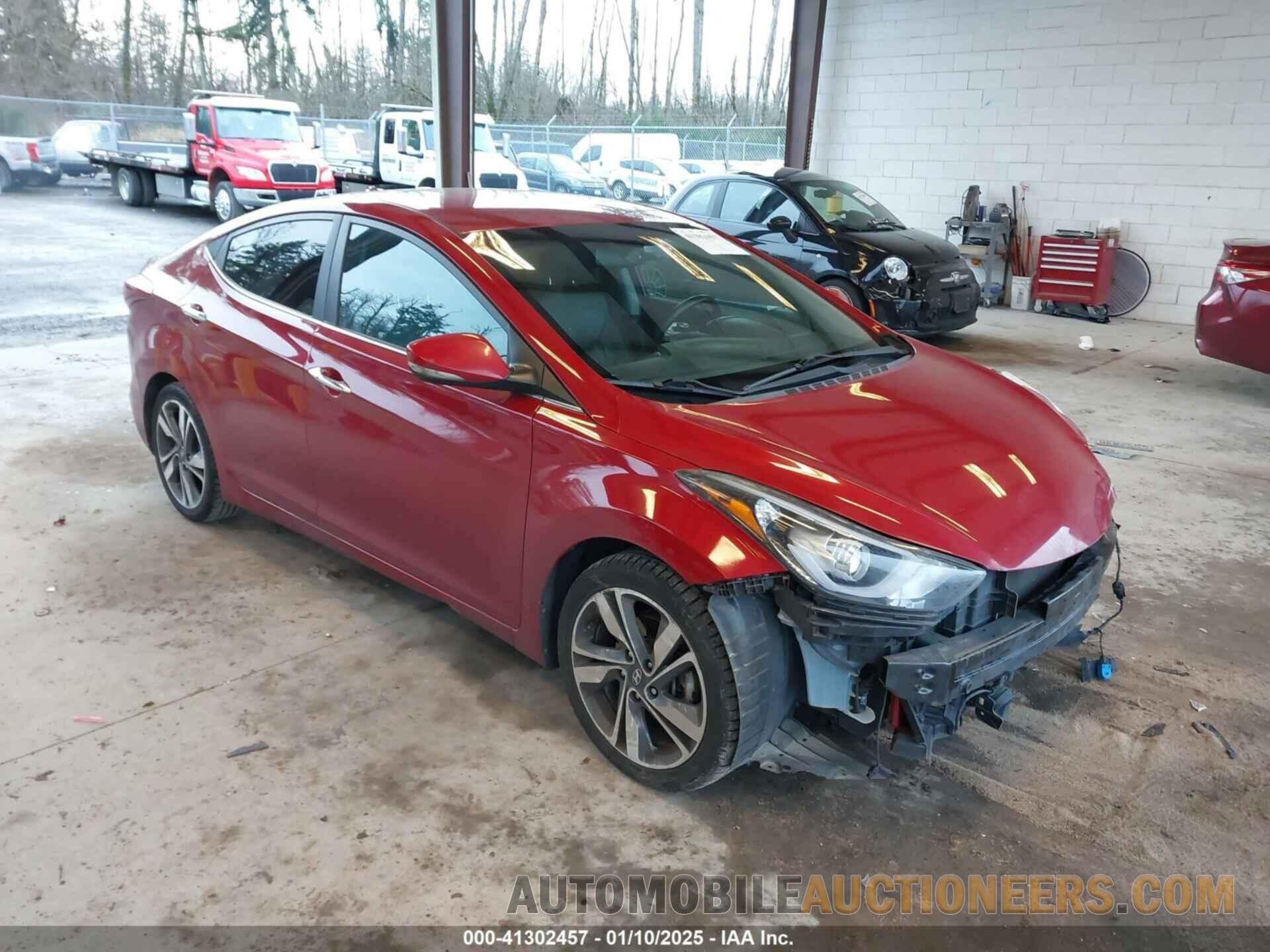 KMHDH4AE0GU647475 HYUNDAI ELANTRA 2016