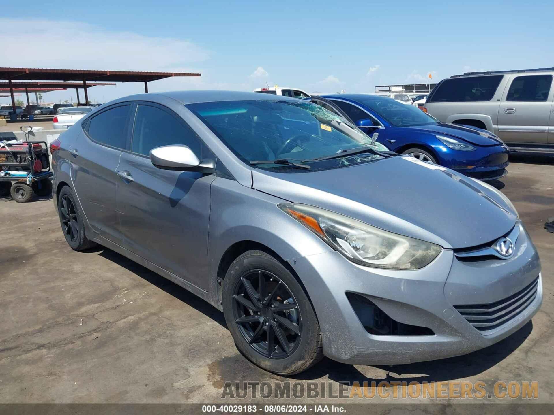 KMHDH4AE1EU155132 HYUNDAI ELANTRA 2014