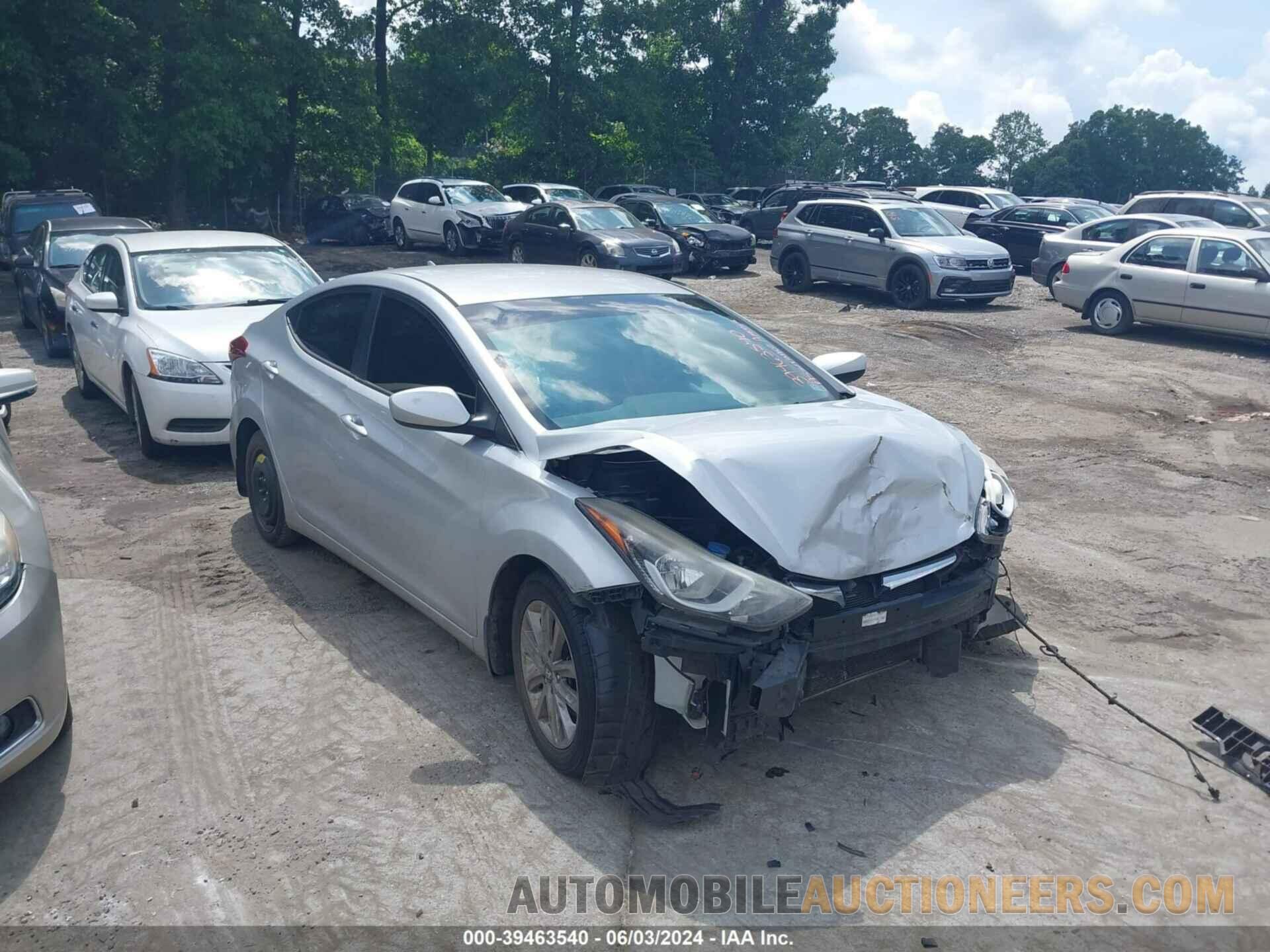 KMHDH4AE1FU300963 HYUNDAI ELANTRA 2015