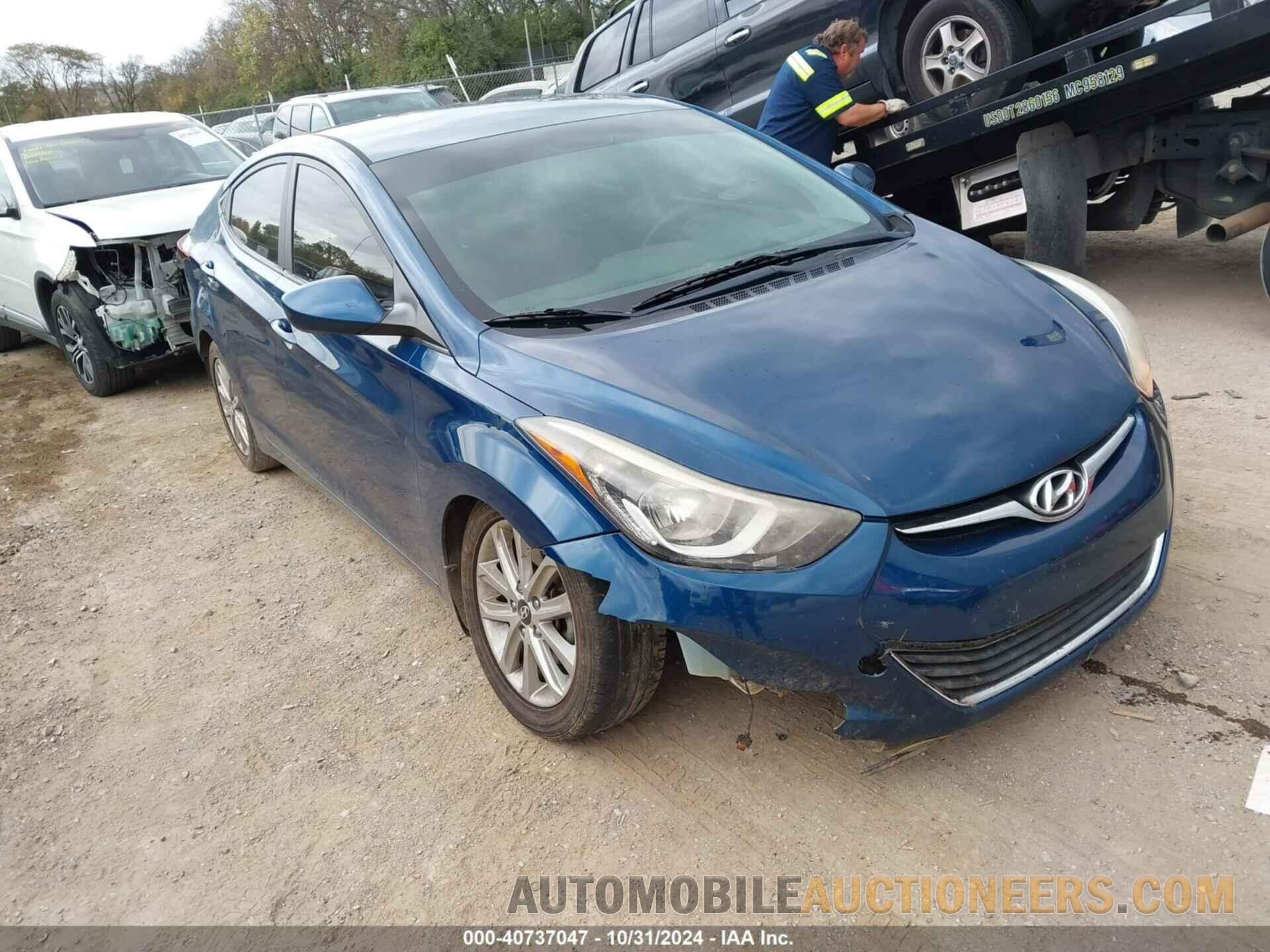 KMHDH4AE1FU394486 HYUNDAI ELANTRA 2015