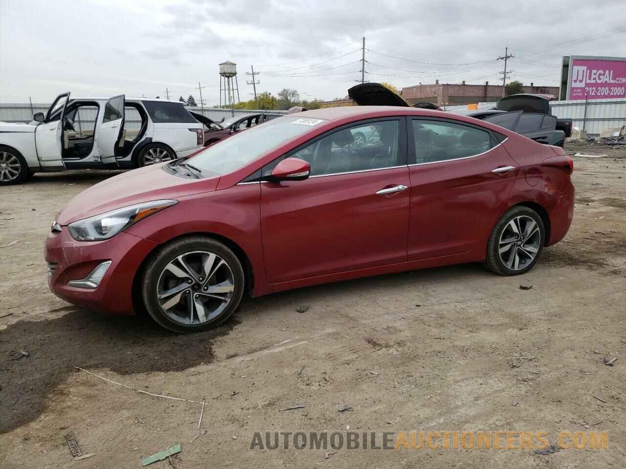 KMHDH4AE1GU597685 HYUNDAI ELANTRA 2016