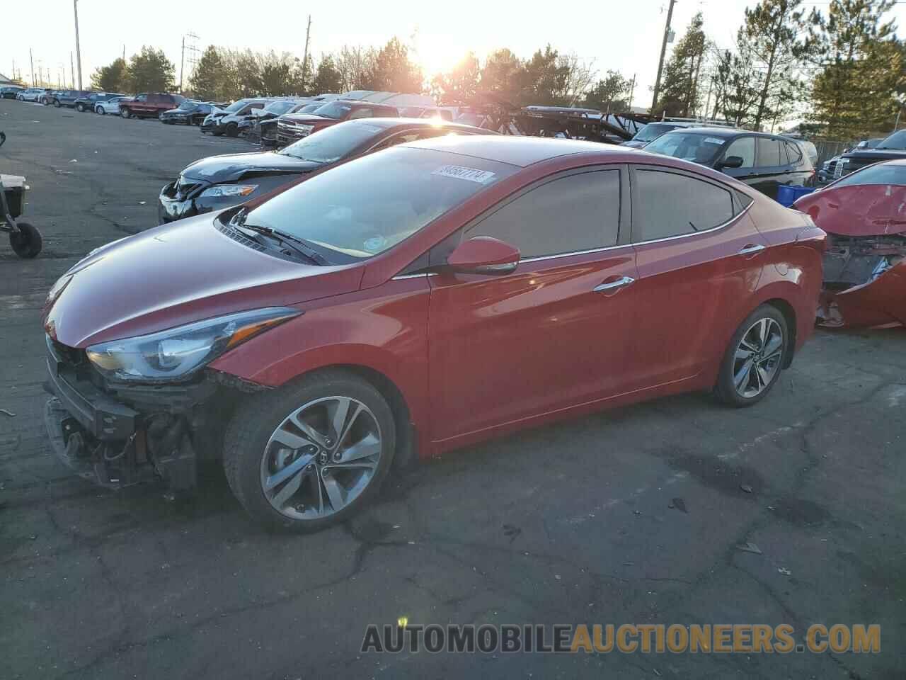 KMHDH4AE1GU620317 HYUNDAI ELANTRA 2016