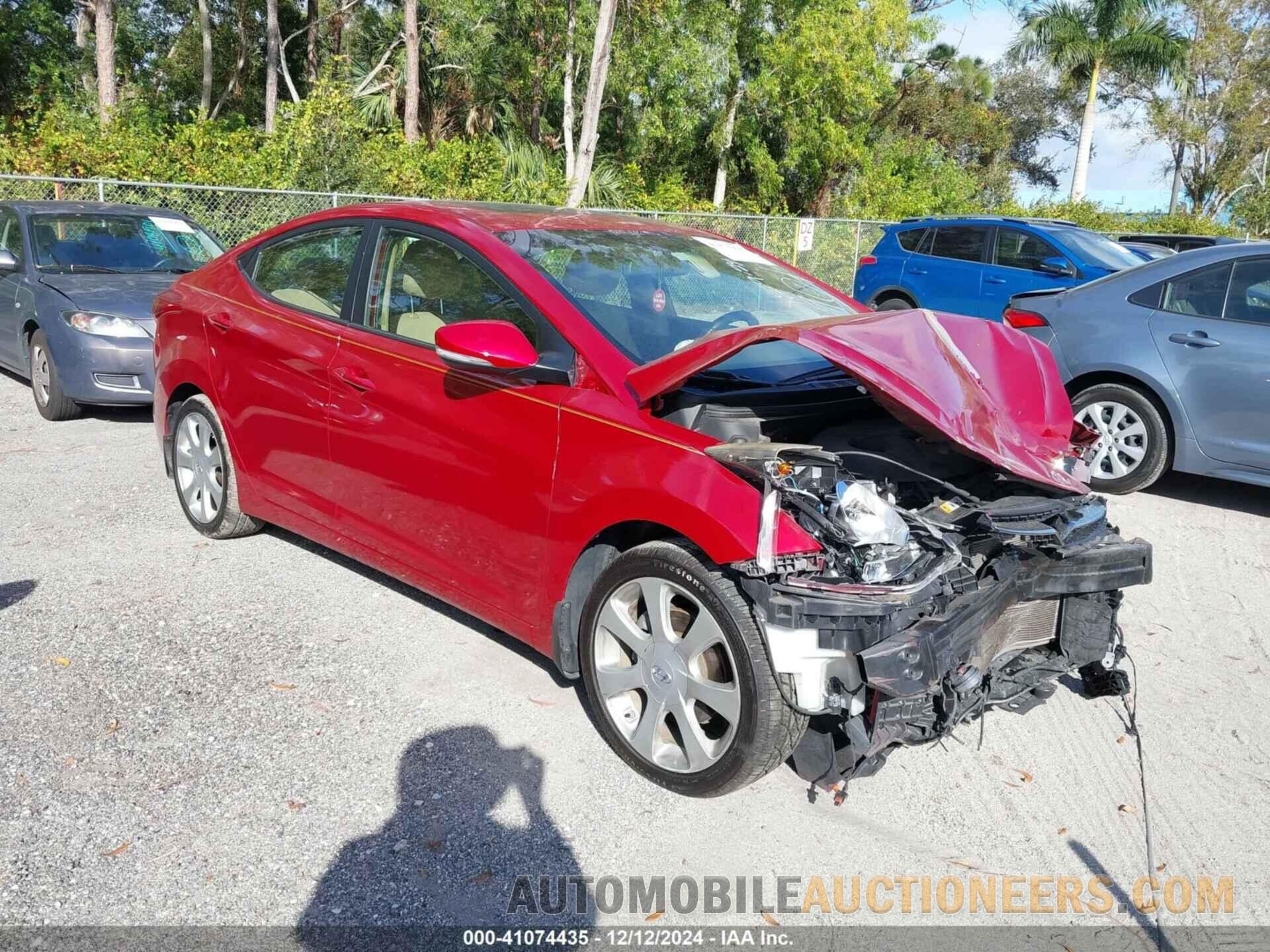 KMHDH4AE2CU457901 HYUNDAI ELANTRA 2012