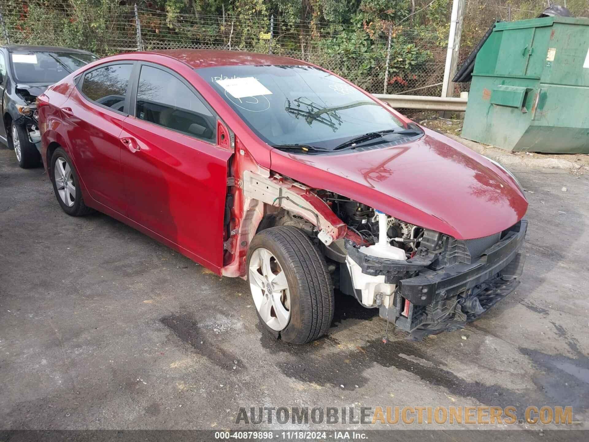 KMHDH4AE2DU668887 HYUNDAI ELANTRA 2013