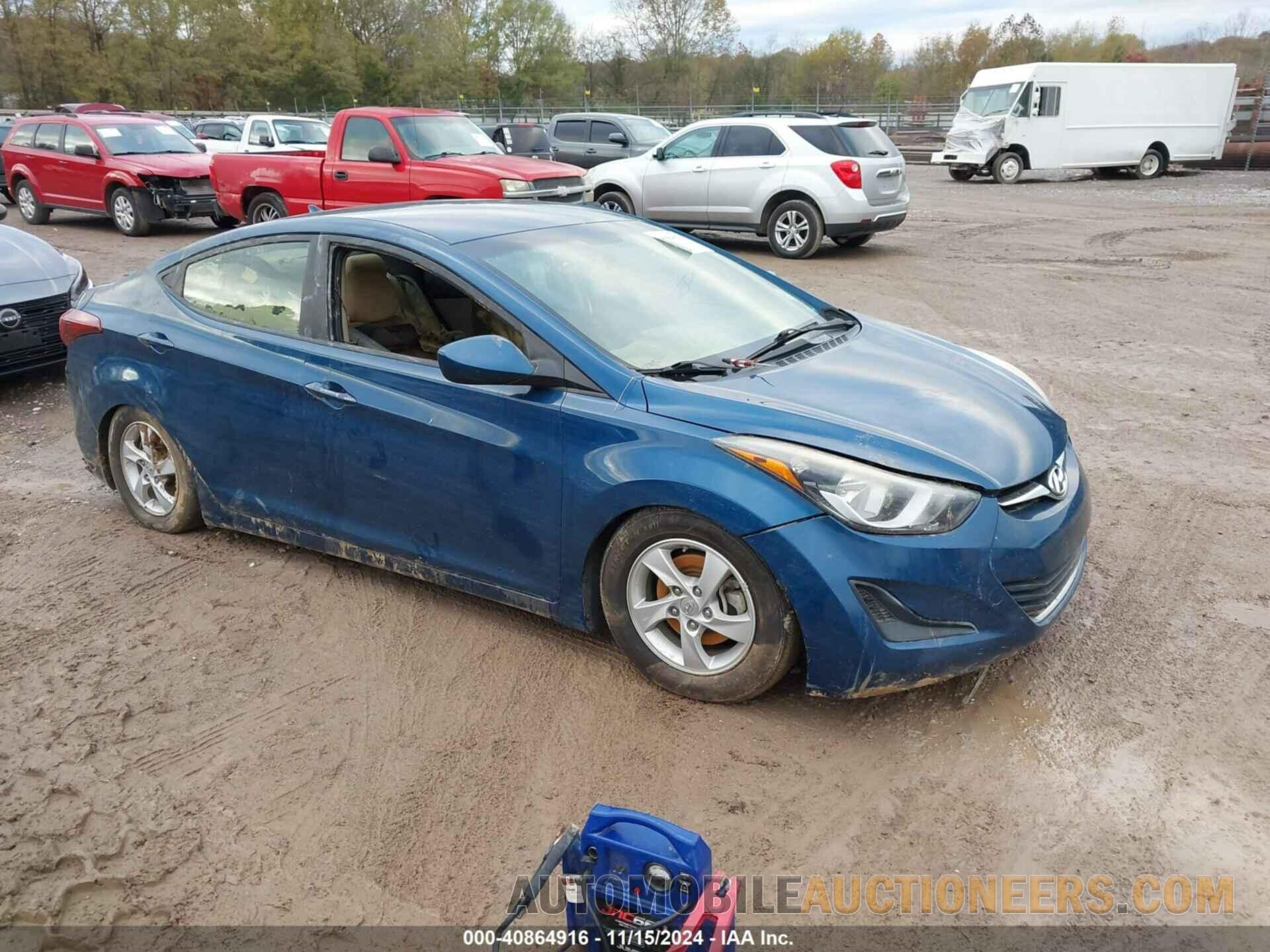 KMHDH4AE2EU063155 HYUNDAI ELANTRA 2014