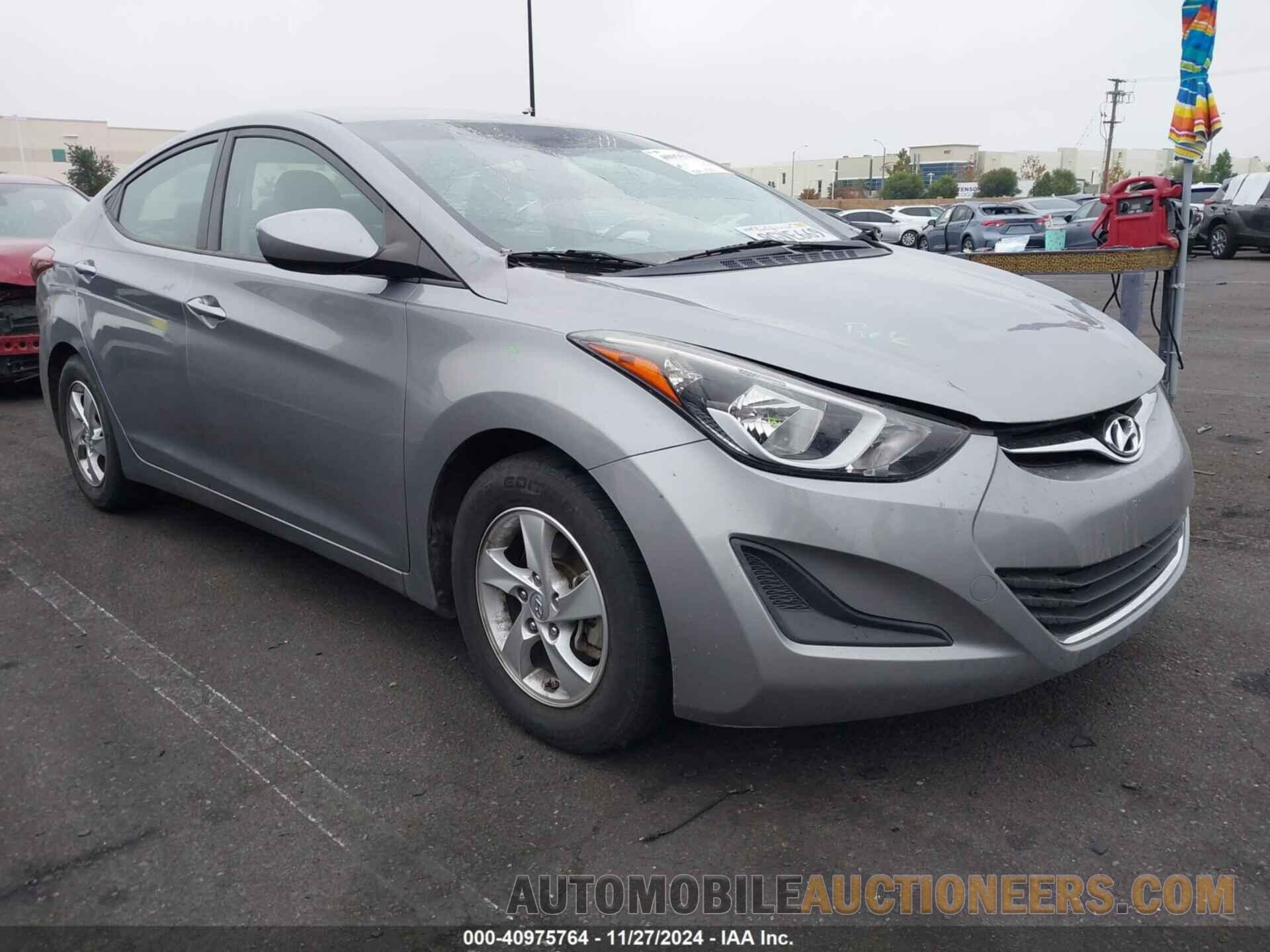 KMHDH4AE2EU136797 HYUNDAI ELANTRA 2014