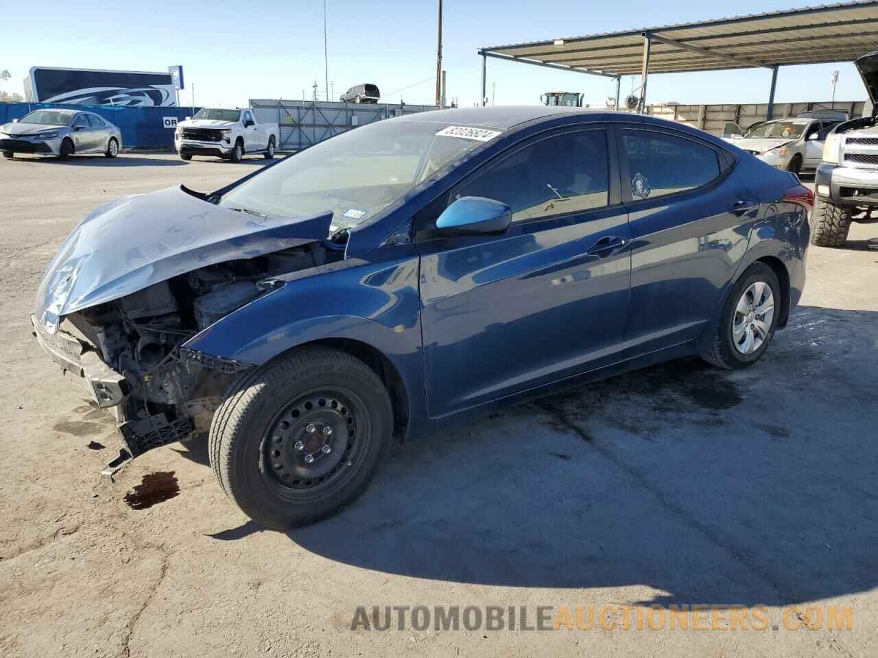 KMHDH4AE2GU483341 HYUNDAI ELANTRA 2016