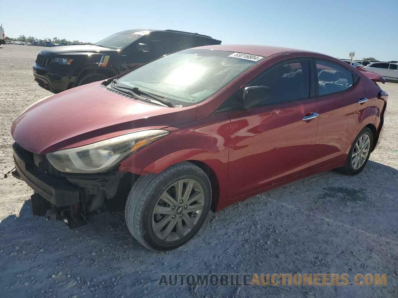 KMHDH4AE2GU489480 HYUNDAI ELANTRA 2016