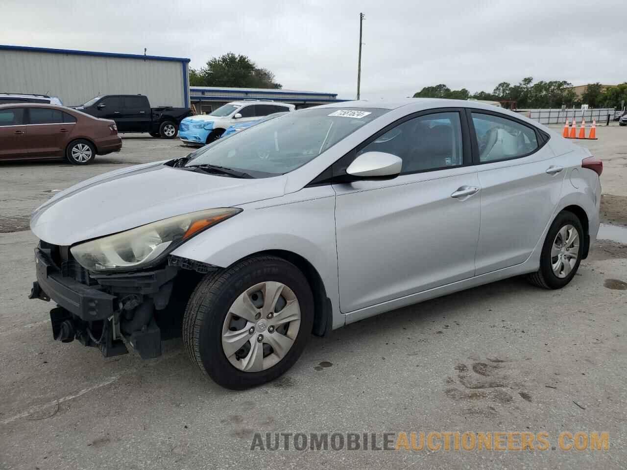 KMHDH4AE2GU512188 HYUNDAI ELANTRA 2016