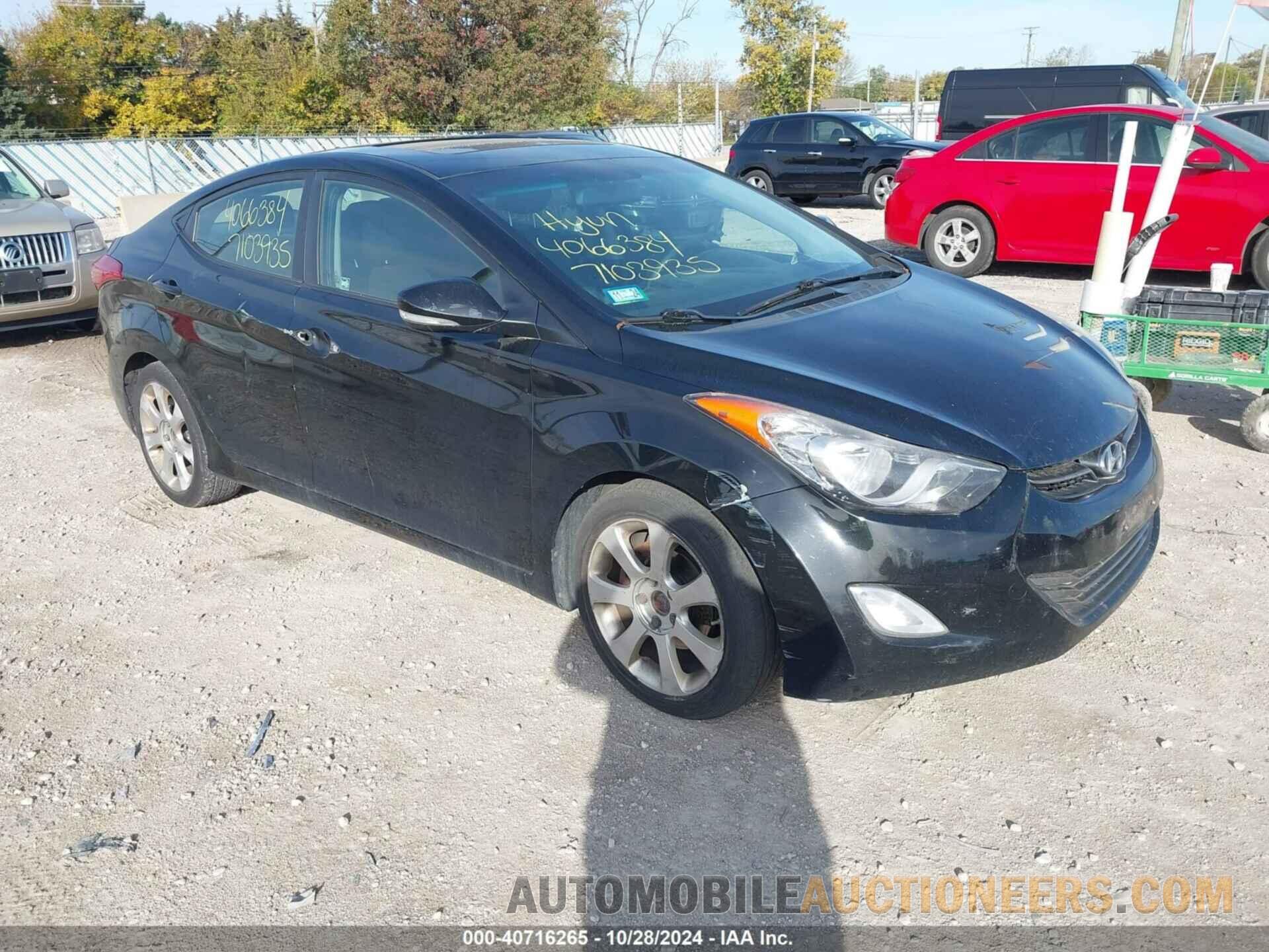 KMHDH4AE3CU321700 HYUNDAI ELANTRA 2012