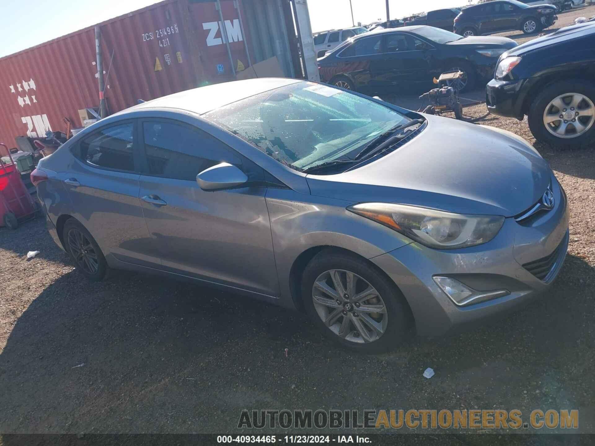 KMHDH4AE3EU056764 HYUNDAI ELANTRA 2014