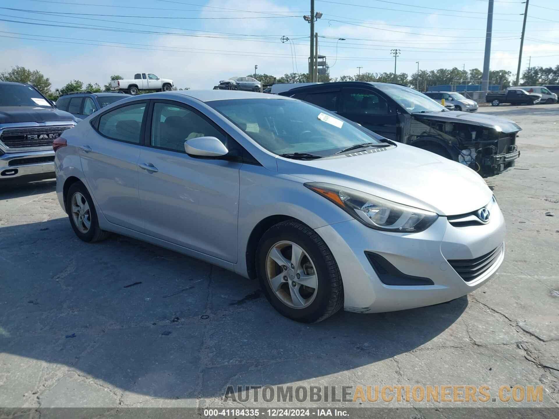 KMHDH4AE3EU081129 HYUNDAI ELANTRA 2014