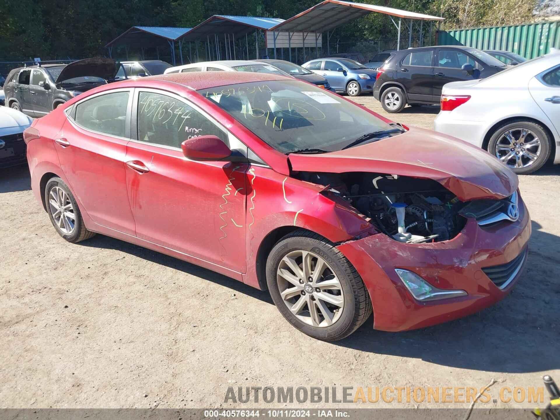 KMHDH4AE3EU112685 HYUNDAI ELANTRA 2014