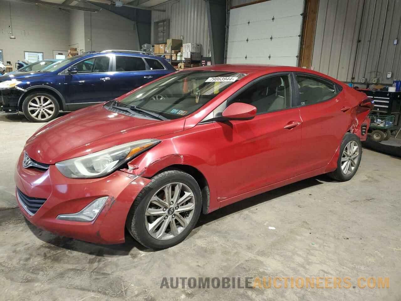 KMHDH4AE3EU114145 HYUNDAI ELANTRA 2014