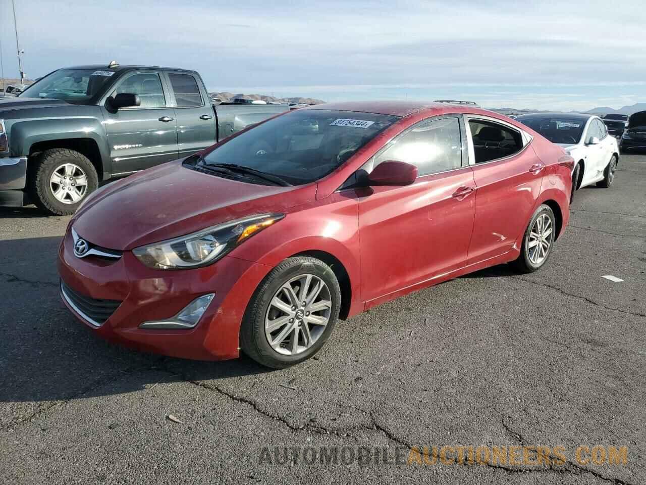 KMHDH4AE3EU153723 HYUNDAI ELANTRA 2014