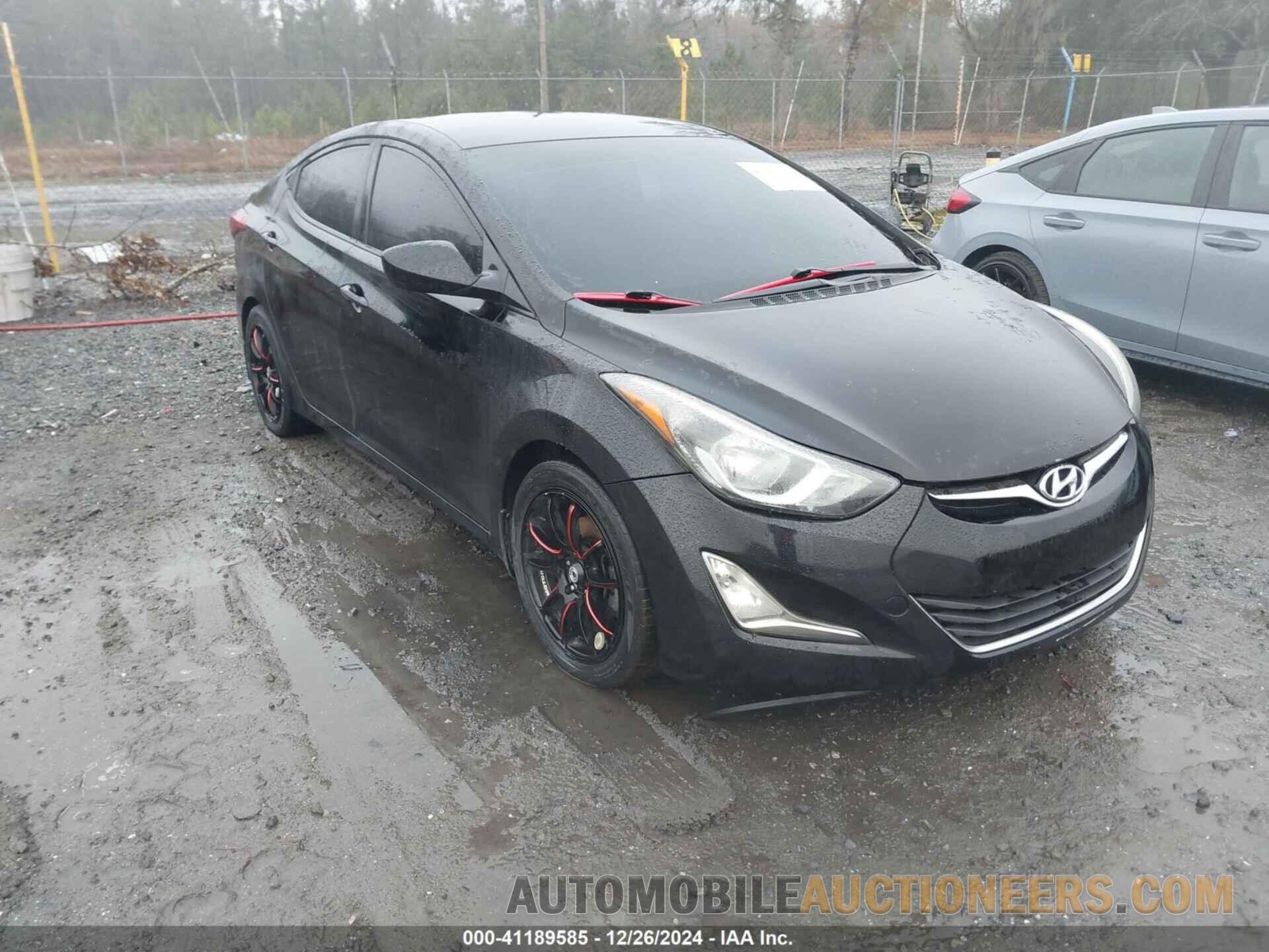 KMHDH4AE3FU226316 HYUNDAI ELANTRA 2015