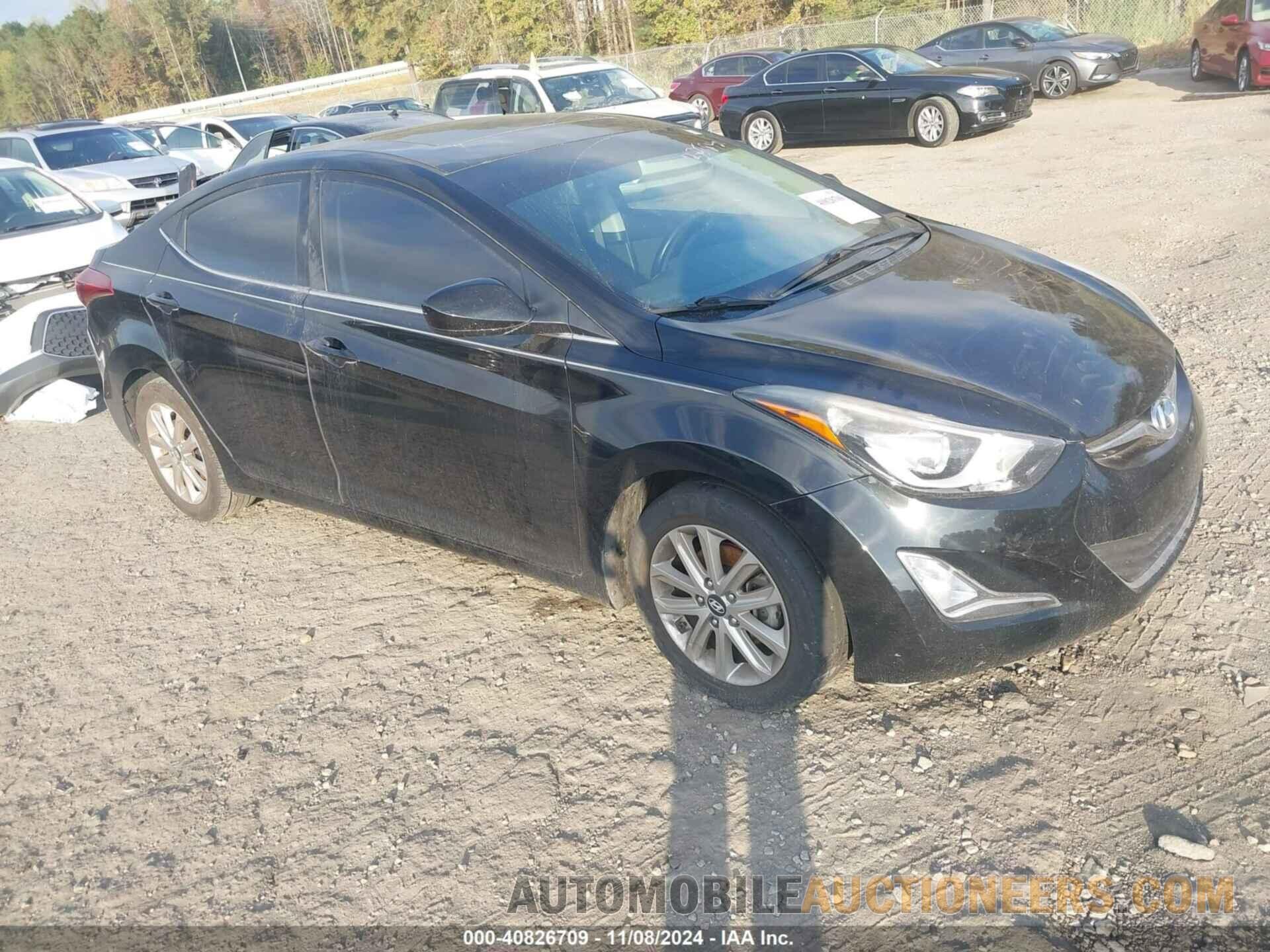 KMHDH4AE3FU235842 HYUNDAI ELANTRA 2015