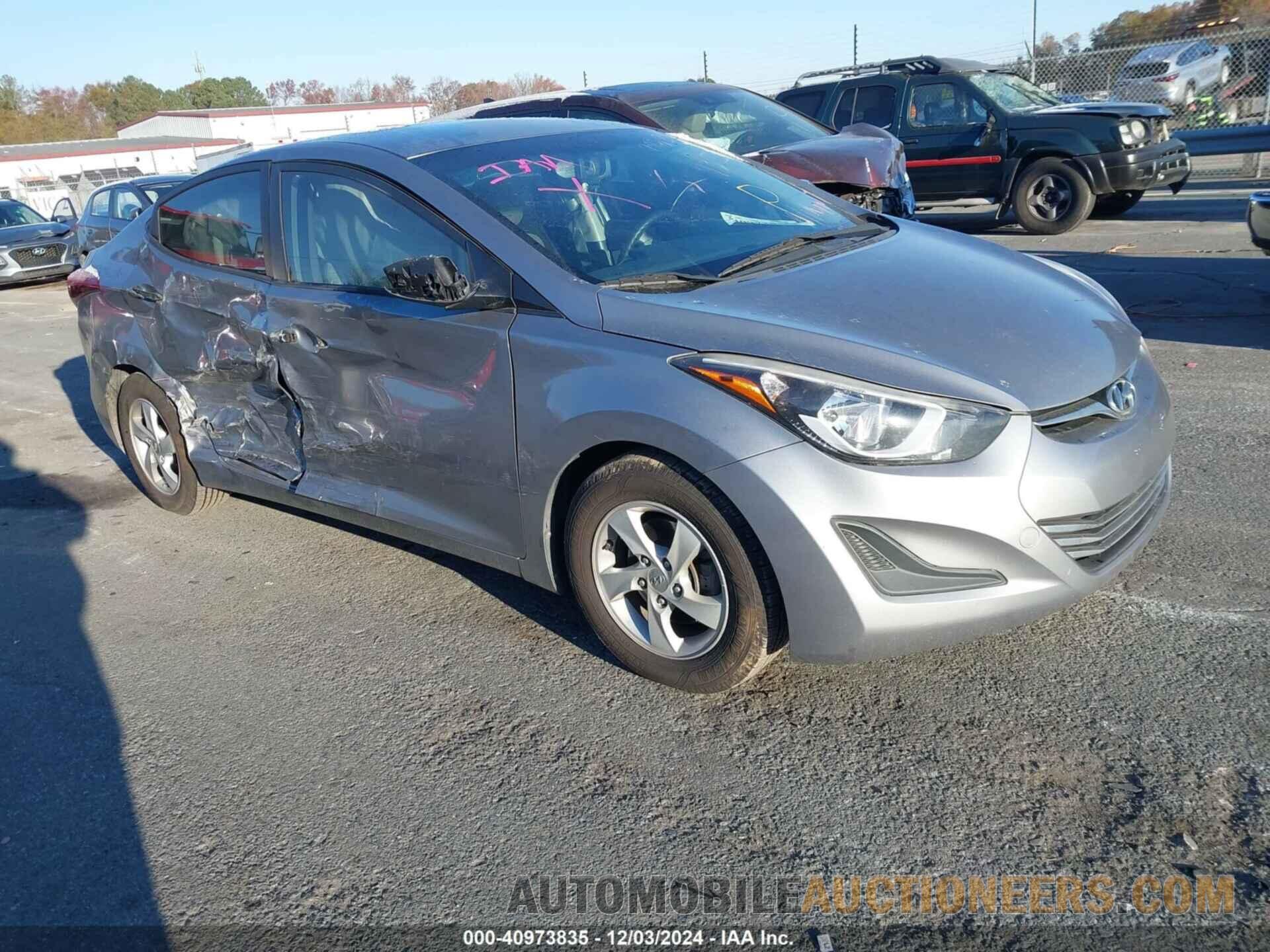 KMHDH4AE3FU354393 HYUNDAI ELANTRA 2015