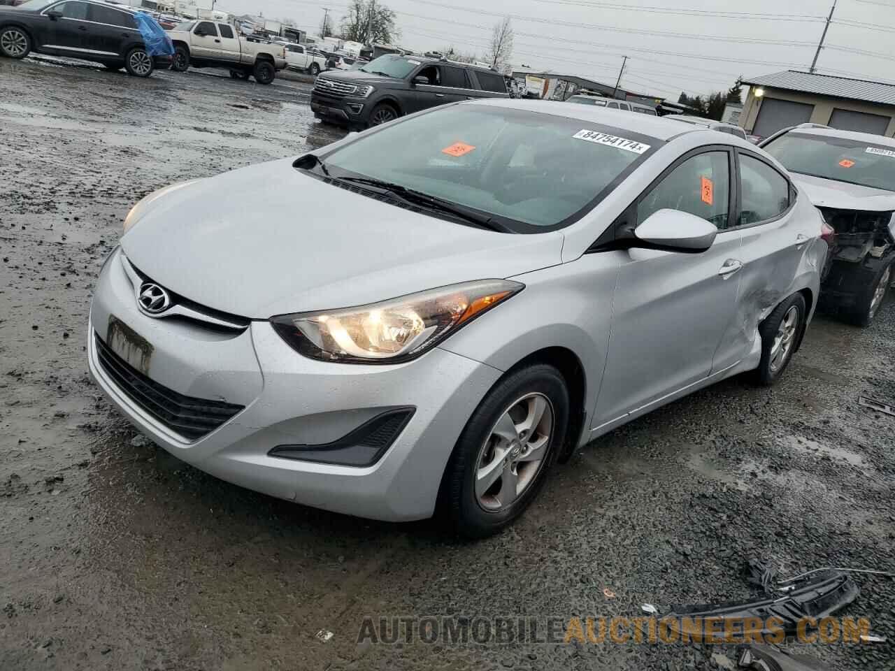 KMHDH4AE3FU378757 HYUNDAI ELANTRA 2015