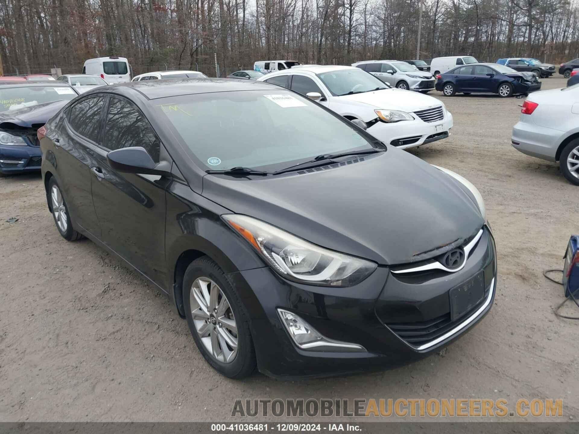 KMHDH4AE3FU389371 HYUNDAI ELANTRA 2015