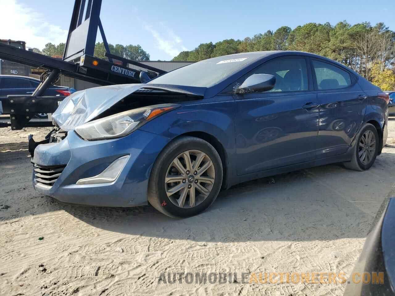 KMHDH4AE3FU445275 HYUNDAI ELANTRA 2015