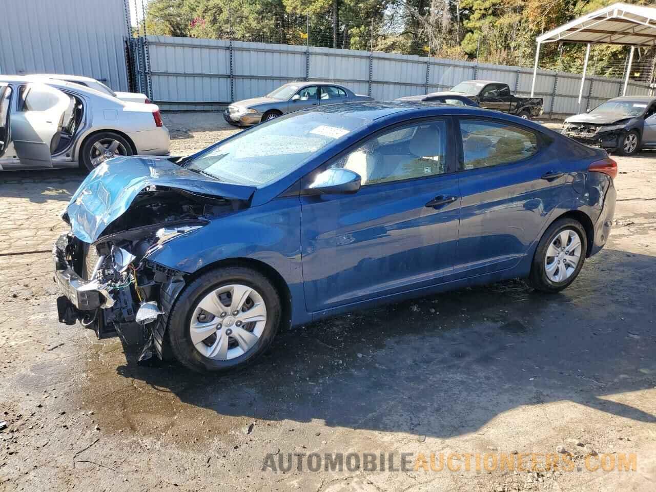 KMHDH4AE3GU533048 HYUNDAI ELANTRA 2016