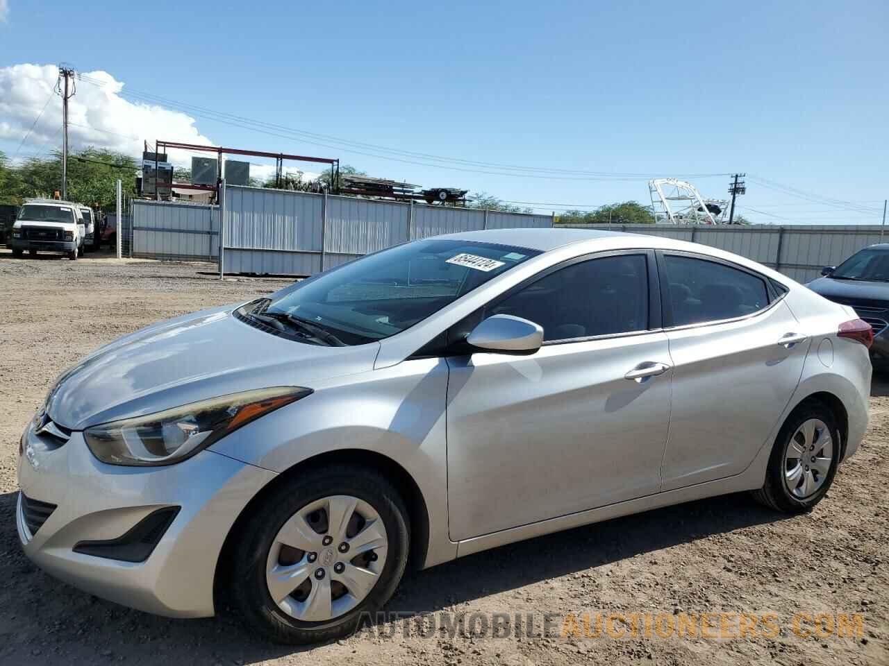 KMHDH4AE3GU587417 HYUNDAI ELANTRA 2016