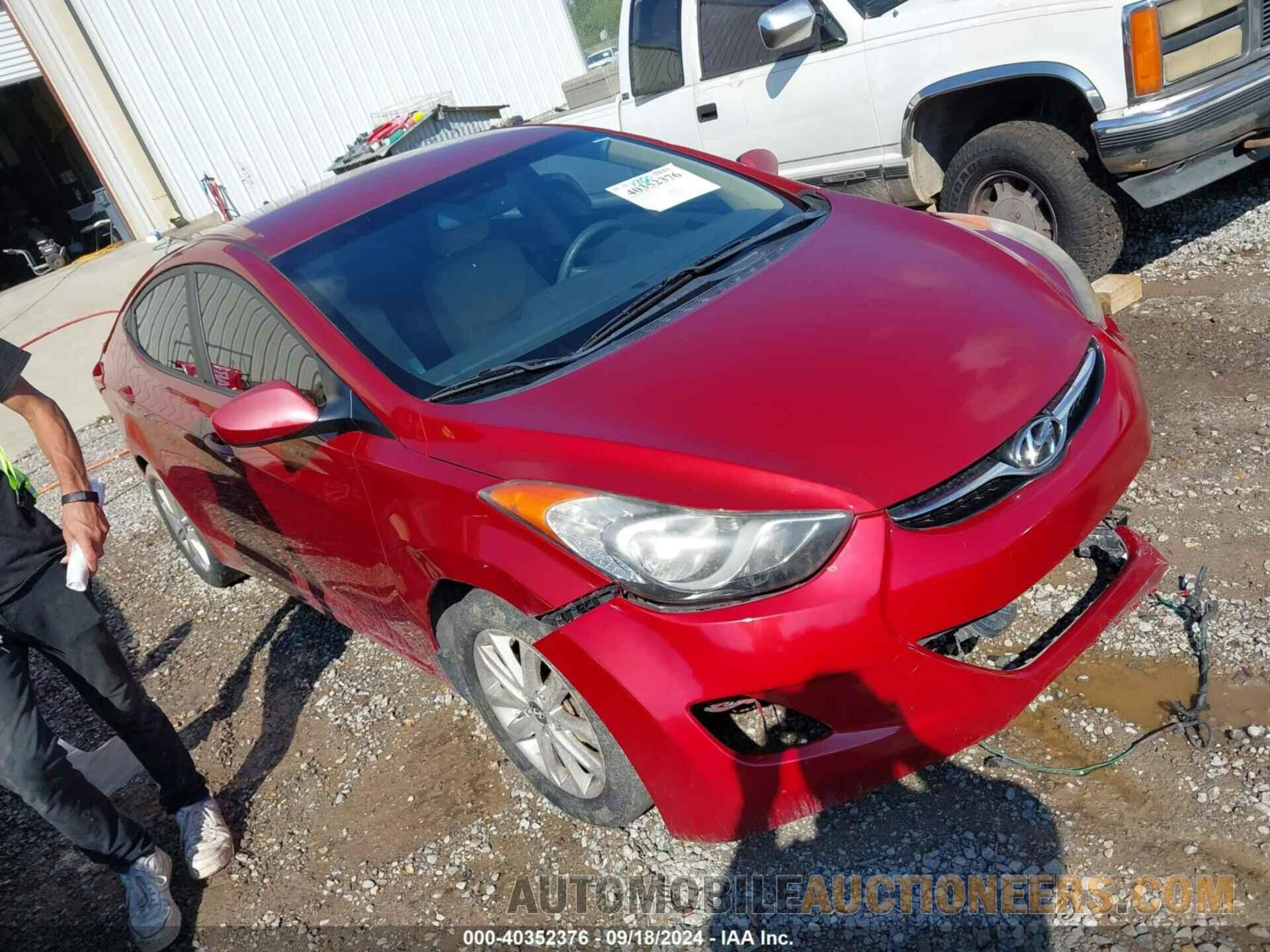 KMHDH4AE4DU864412 HYUNDAI ELANTRA 2013