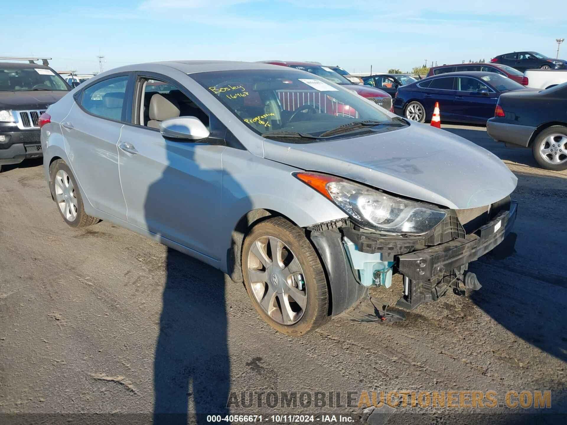 KMHDH4AE4DU871697 HYUNDAI ELANTRA 2013