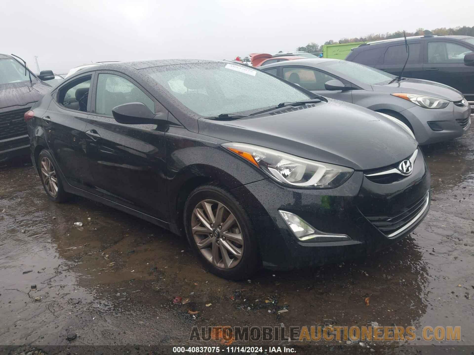 KMHDH4AE4EU084198 HYUNDAI ELANTRA 2014